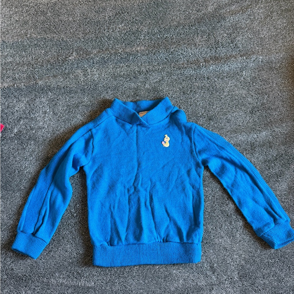 jcpenney Royal Blue Kids Sweater with Embroidered Pony